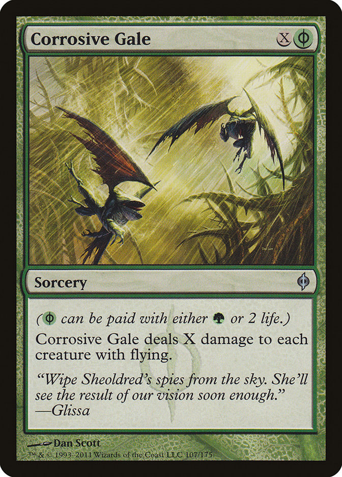 Magic the Gathering Card - Corrosive Gale - MTG Circle