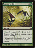 Magic the Gathering Card - Corrosive Gale - MTG Circle