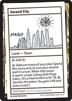 Magic the Gathering Card - Second City - MTG Circle