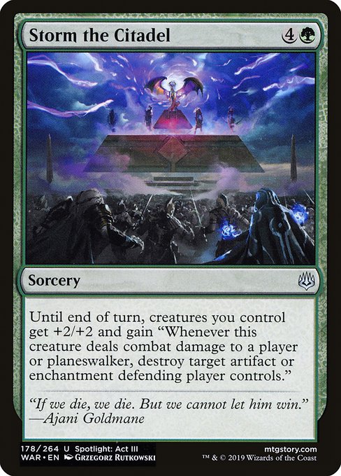 Magic the Gathering Card - Storm the Citadel - MTG Circle