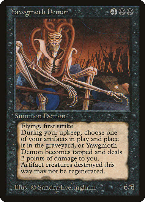 Magic the Gathering Card - Yawgmoth Demon - MTG Circle