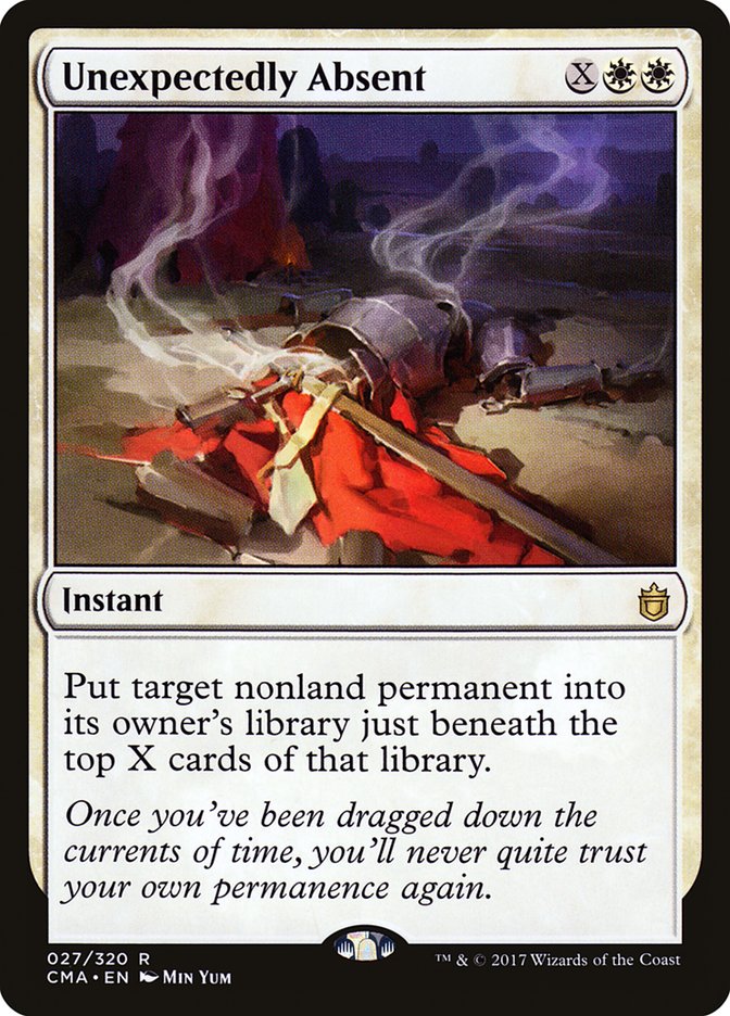 Magic the Gathering Card - Unexpectedly Absent - MTG Circle