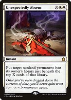 Magic the Gathering Card - Unexpectedly Absent - MTG Circle