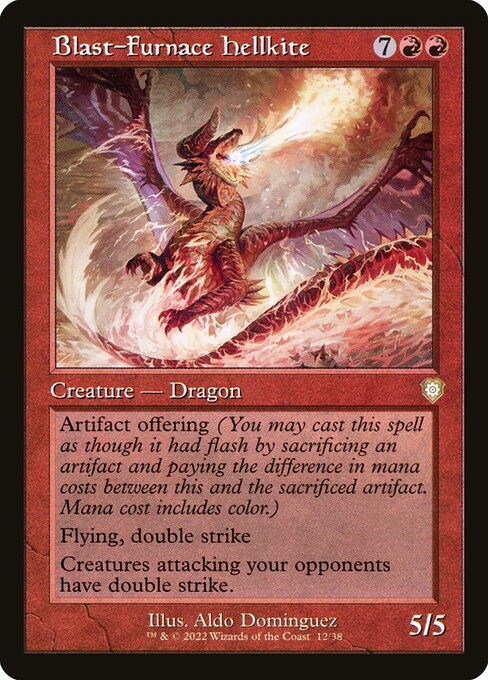 Magic the Gathering Card - Blast-Furnace Hellkite - MTG Circle