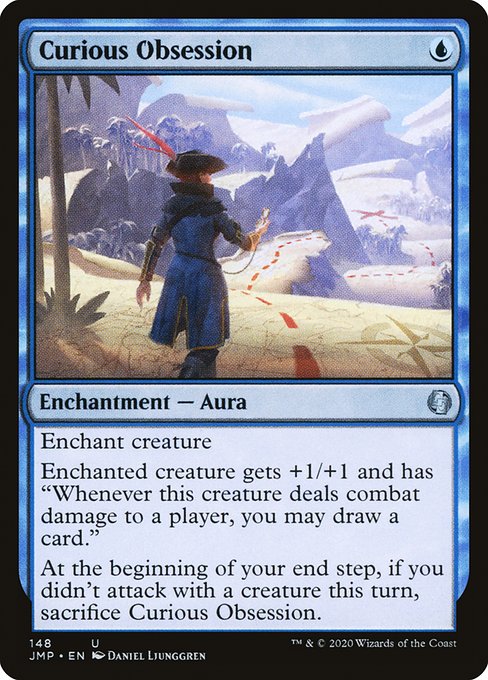 Magic the Gathering Card - Curious Obsession - MTG Circle