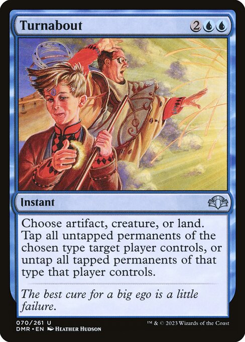 Magic the Gathering Card - Turnabout - MTG Circle