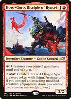 Magic the Gathering Card - Goro-Goro, Disciple of Ryusei - MTG Circle