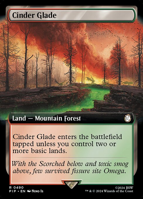 Magic the Gathering Card - Cinder Glade - MTG Circle