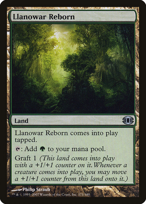 Magic the Gathering Card - Llanowar Reborn - MTG Circle
