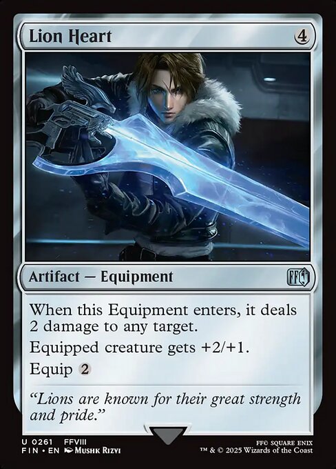 Magic the Gathering Card - Lion Heart - MTG Circle