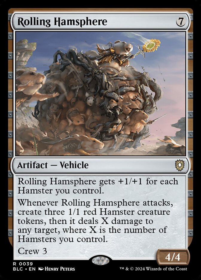 Magic the Gathering Card - Rolling Hamsphere - MTG Circle