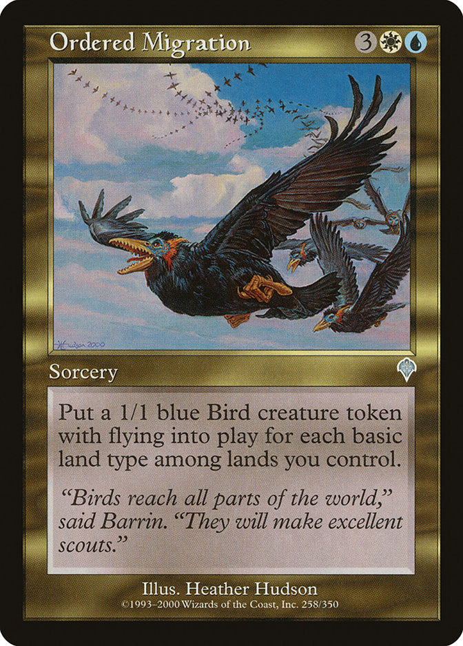 Magic the Gathering Card - Ordered Migration - MTG Circle