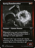 Magic the Gathering Card - Kessig Flamebreather - MTG Circle