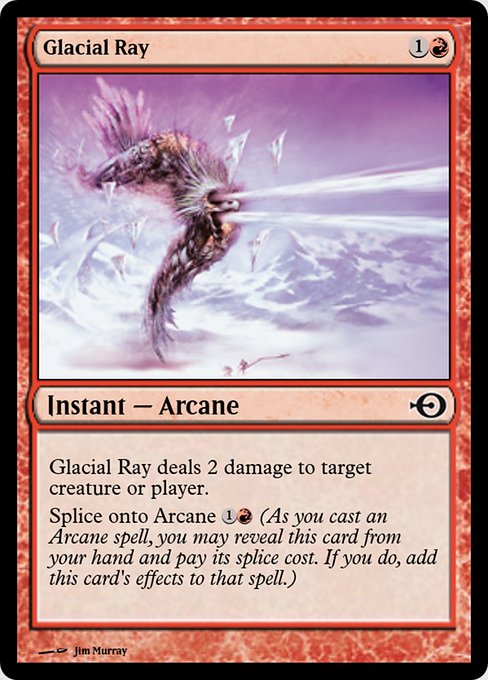 Magic the Gathering Card - Glacial Ray - MTG Circle