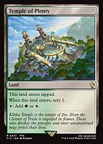 Magic the Gathering Card - Temple of Plenty - MTG Circle