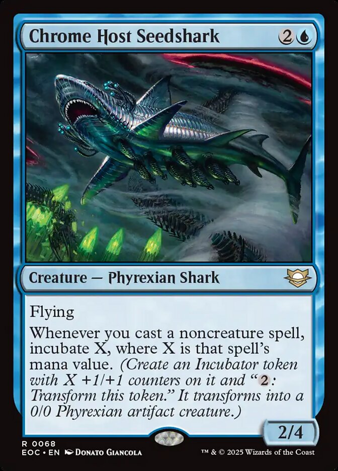 Magic the Gathering Card - Chrome Host Seedshark - MTG Circle