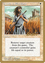Magic the Gathering Card - Swords to Plowshares - MTG Circle