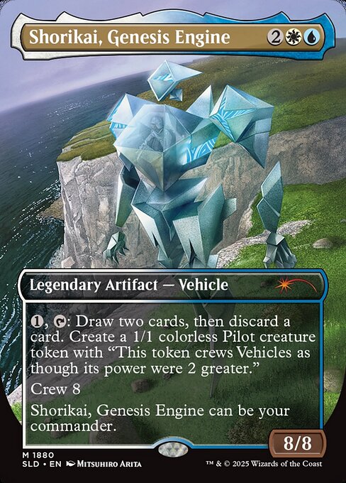 Magic the Gathering Card - Shorikai, Genesis Engine - MTG Circle