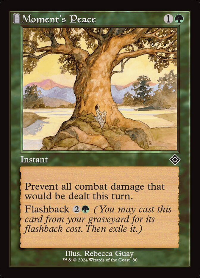 Magic the Gathering Card - Moment's Peace - MTG Circle