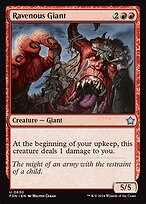 Magic the Gathering Card - Ravenous Giant - MTG Circle
