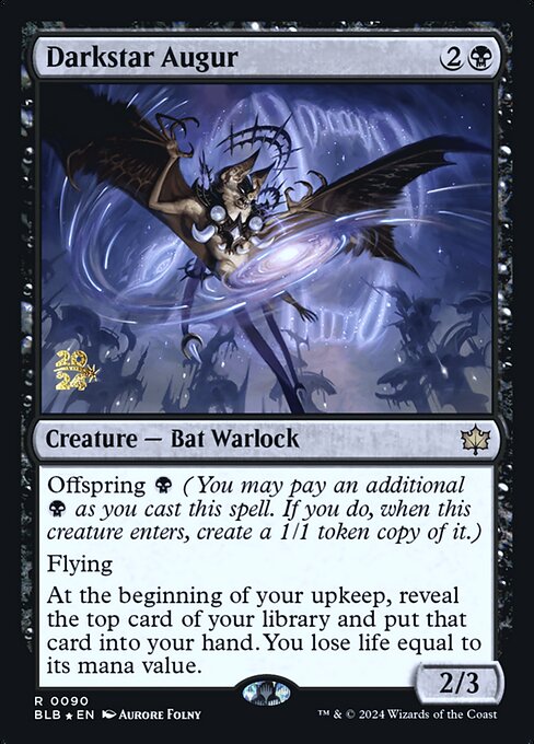 Magic the Gathering Card - Darkstar Augur - MTG Circle