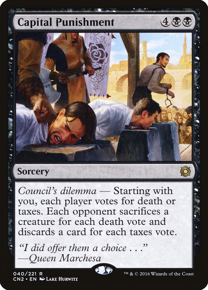 Magic the Gathering Card - Capital Punishment - MTG Circle