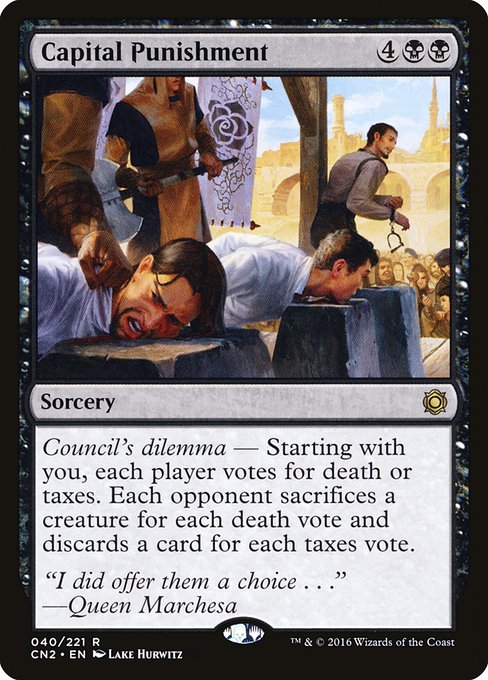 Magic the Gathering Card - Capital Punishment - MTG Circle