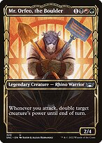 Magic the Gathering Card - Mr. Orfeo, the Boulder - MTG Circle