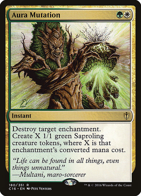 Magic the Gathering Card - Aura Mutation - MTG Circle