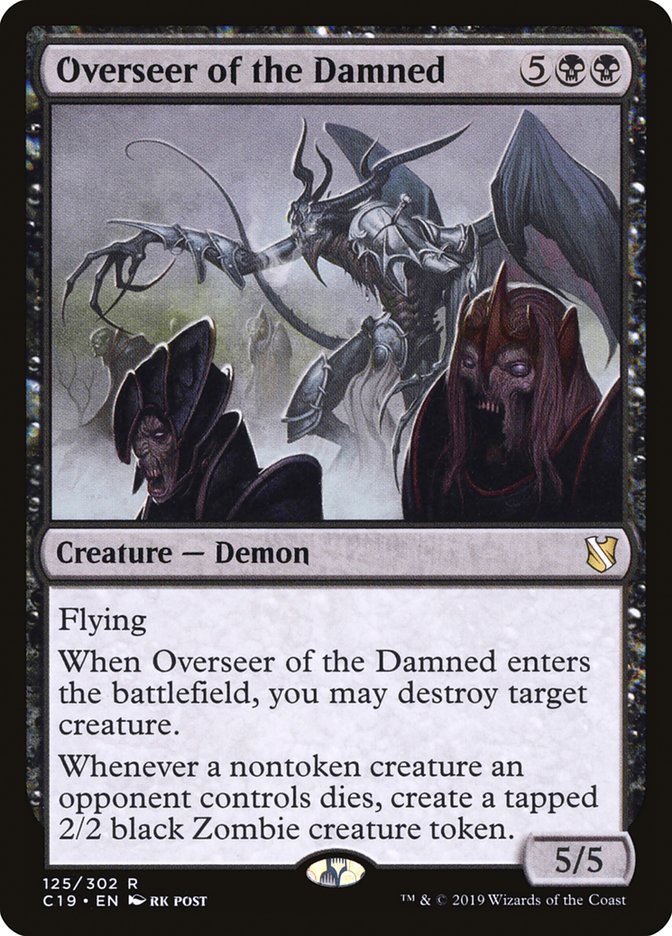 Magic the Gathering Card - Overseer of the Damned - MTG Circle