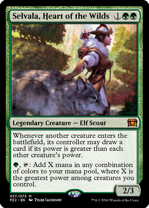 Magic the Gathering Card - Selvala, Heart of the Wilds - MTG Circle