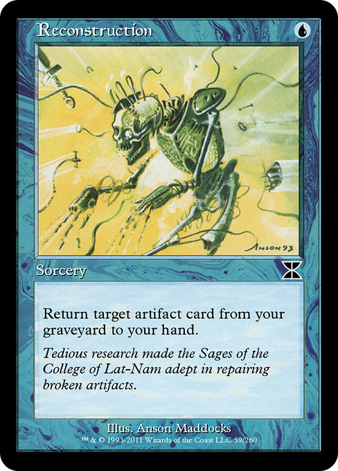 Magic the Gathering Card - Reconstruction - MTG Circle