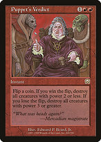 Magic the Gathering Card - Puppet's Verdict - MTG Circle