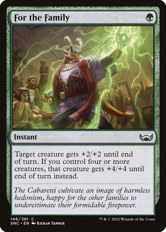 Magic the Gathering Card - For the Family - MTG Circle
