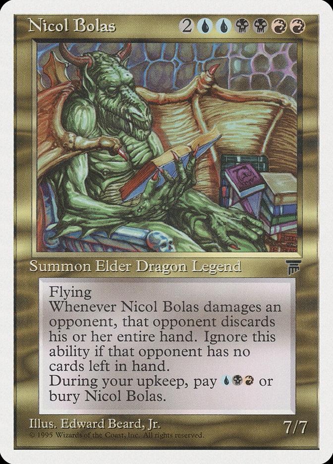 Magic the Gathering Card - Nicol Bolas - MTG Circle