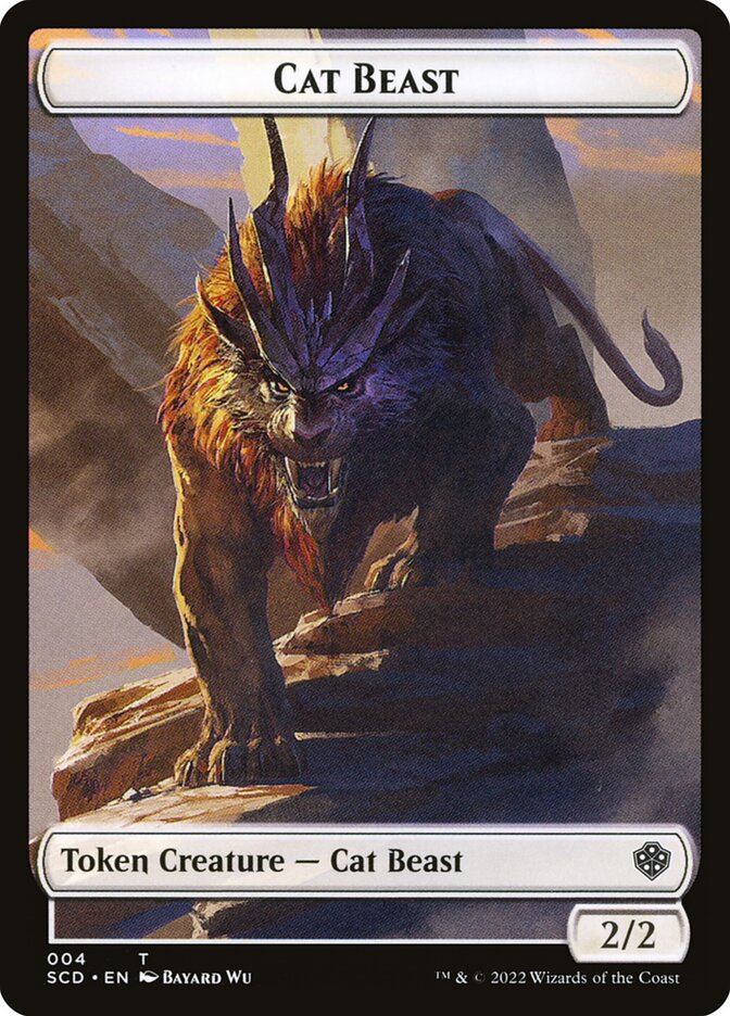 Magic the Gathering Card - Cat Beast - MTG Circle