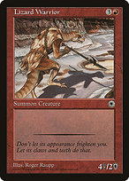 Magic the Gathering Card - Lizard Warrior - MTG Circle