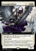 Magic the Gathering Card - Archangel of Wrath - MTG Circle