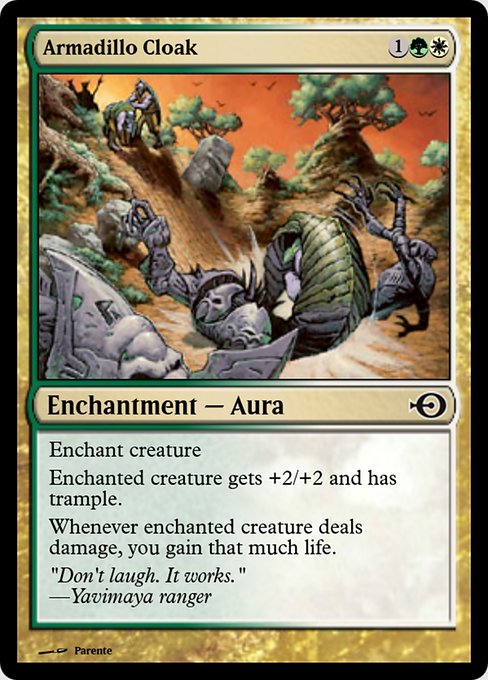 Magic the Gathering Card - Armadillo Cloak - MTG Circle