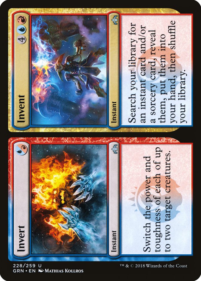 Magic the Gathering Card - Invert // Invent - MTG Circle