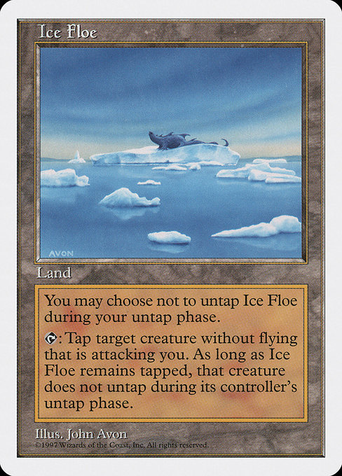 Magic the Gathering Card - Ice Floe - MTG Circle