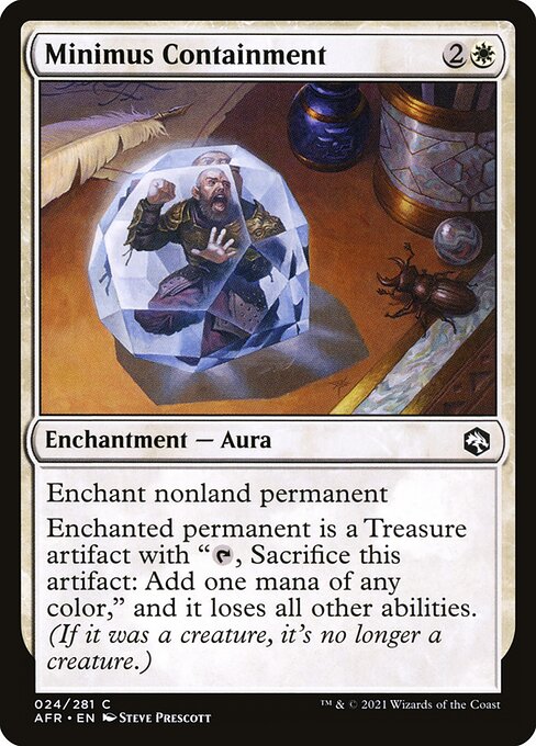 Magic the Gathering Card - Minimus Containment - MTG Circle
