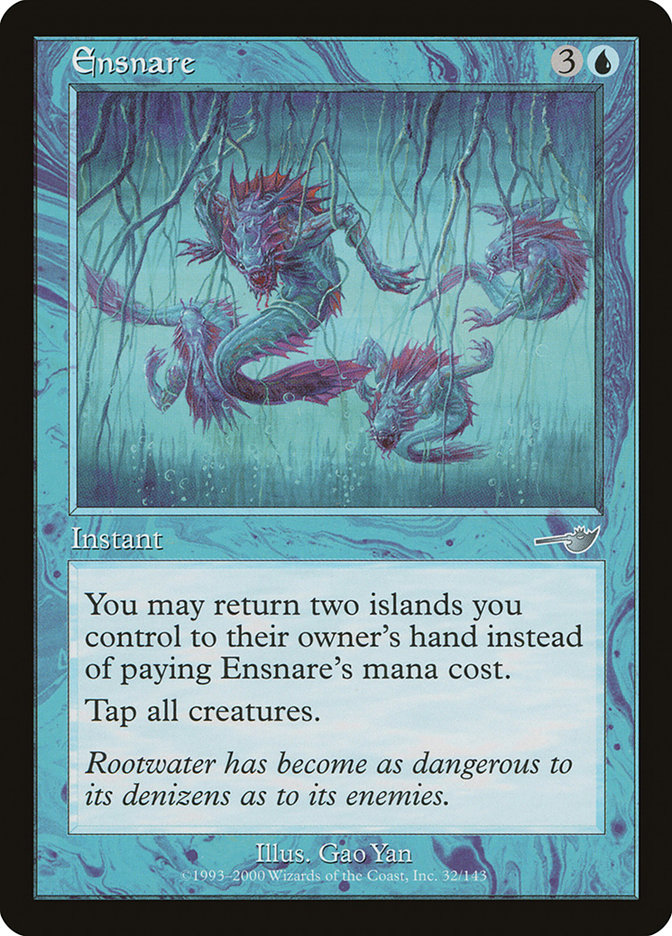 Magic the Gathering Card - Ensnare - MTG Circle