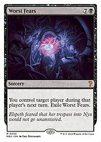 Magic the Gathering Card - Worst Fears - MTG Circle