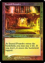 Magic the Gathering Card - Sacred Foundry - MTG Circle