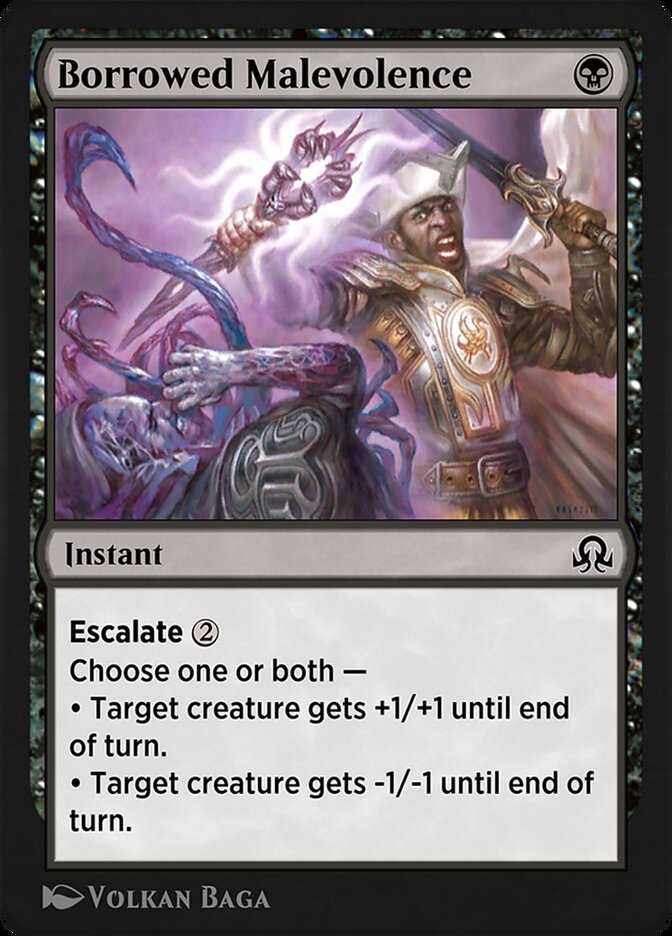 Magic the Gathering Card - Borrowed Malevolence - MTG Circle