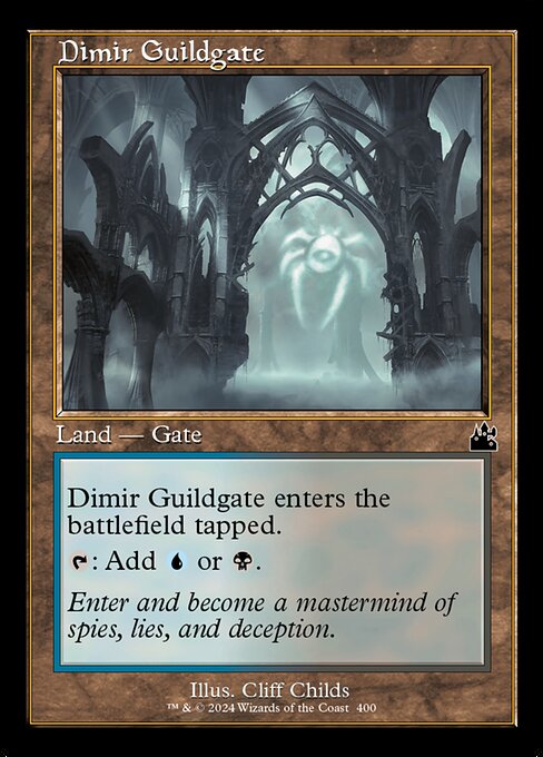 Magic the Gathering Card - Dimir Guildgate - MTG Circle