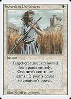 Magic the Gathering Card - Swords to Plowshares - MTG Circle