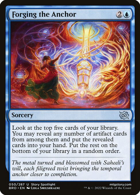 Magic the Gathering Card - Forging the Anchor - MTG Circle
