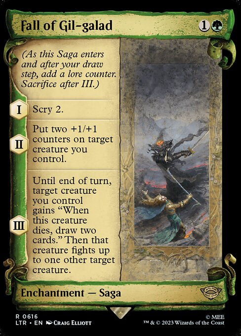 Magic the Gathering Card - Fall of Gil-galad - MTG Circle